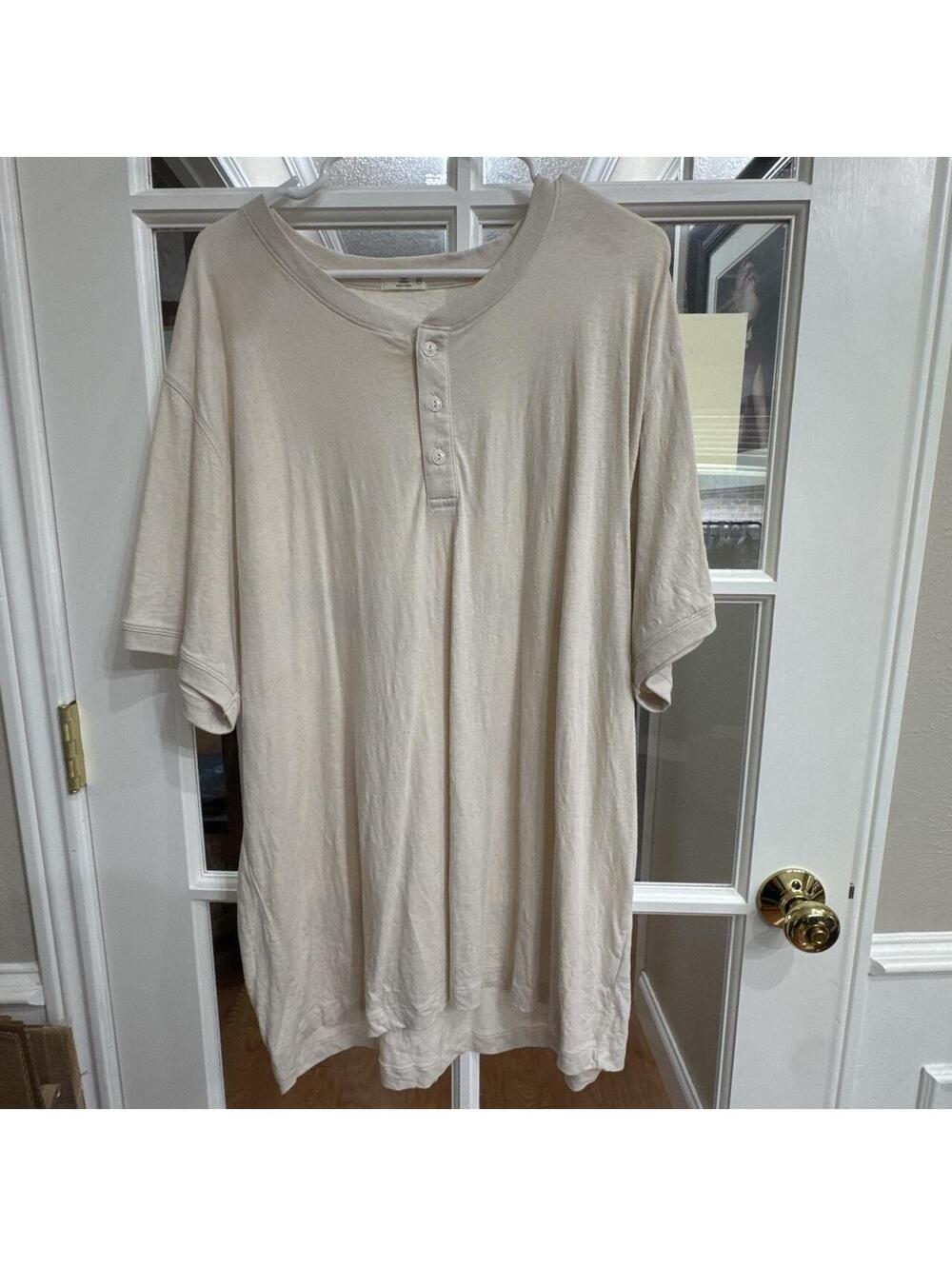 Flint and Tinder Men's Cream and Tan Shirt